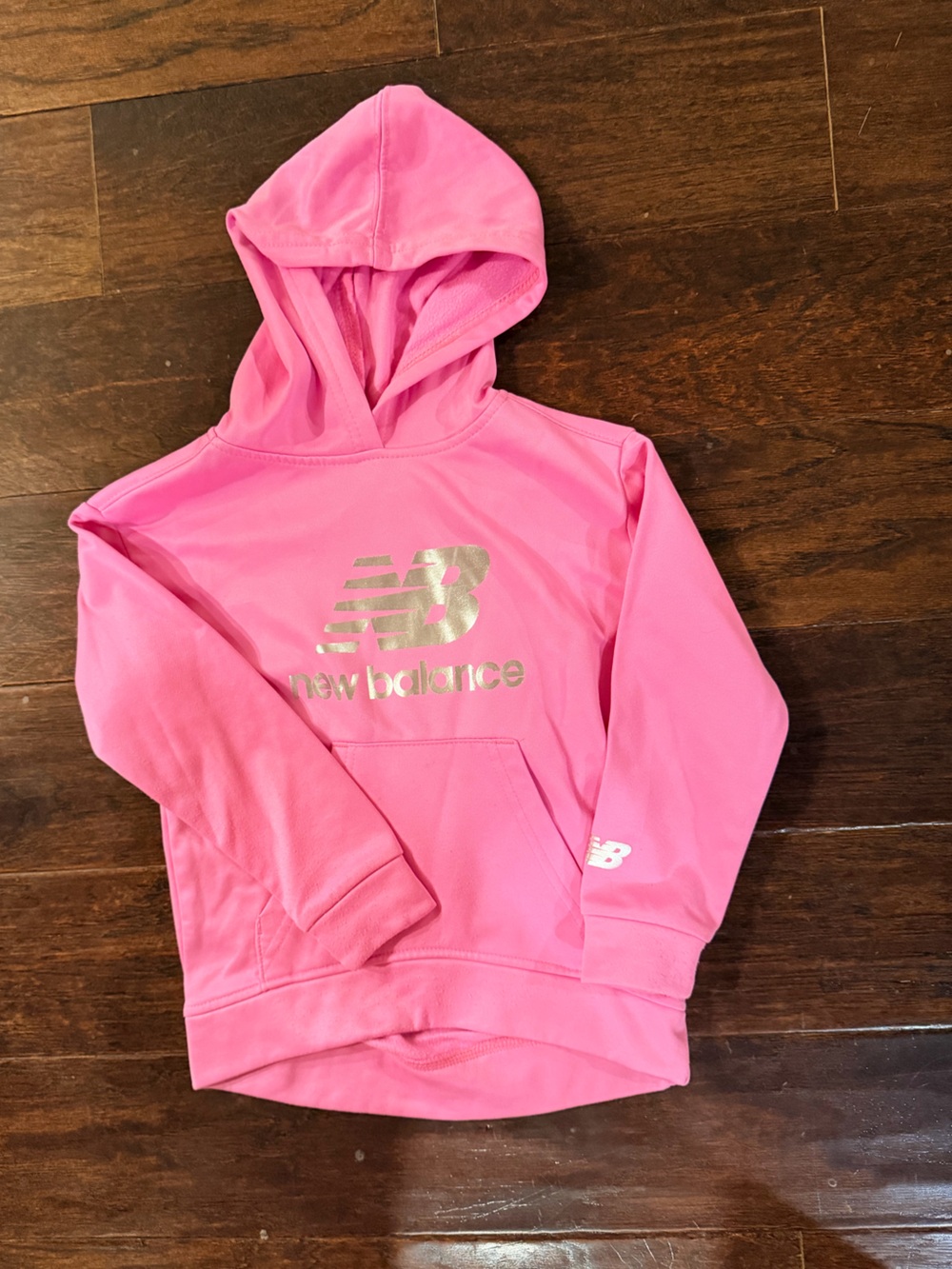 New Balance Girls' Pink Hoodie Sweatshirt size 5/6